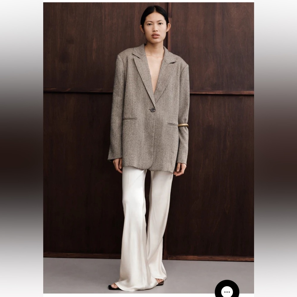 DISSH Nikki Cream Satin Bias Pants